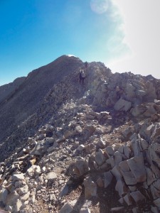 guidetrails.com - Mt. Sherman Ridge climbing to Mt Sherman